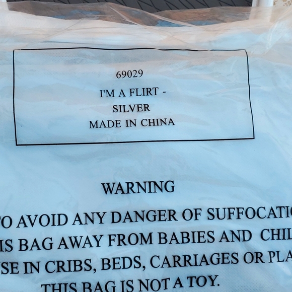 Wristlet NEW Silver has bow in front Penelope Ann formerly Home Interiors - Picture 4 of 5